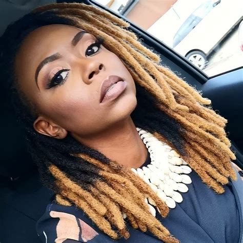 black and blonde dreads|blonde dreadlocks for black women.